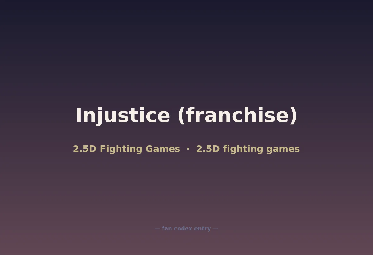 Injustice (franchise)