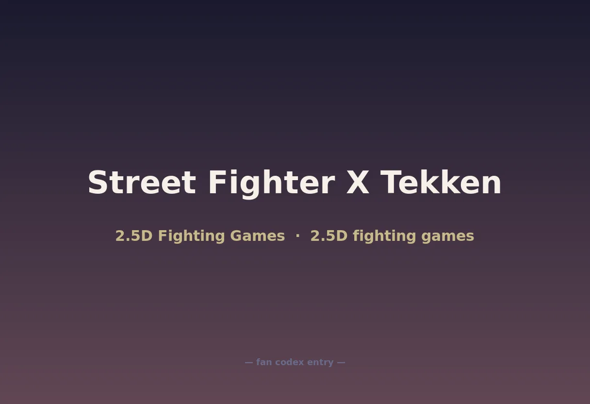 Street Fighter X Tekken