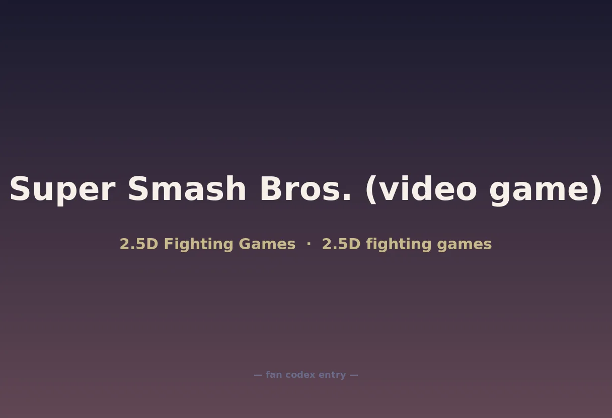 Super Smash Bros. (video game)