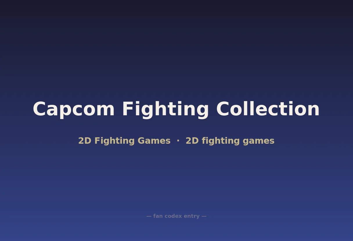 Capcom Fighting Collection