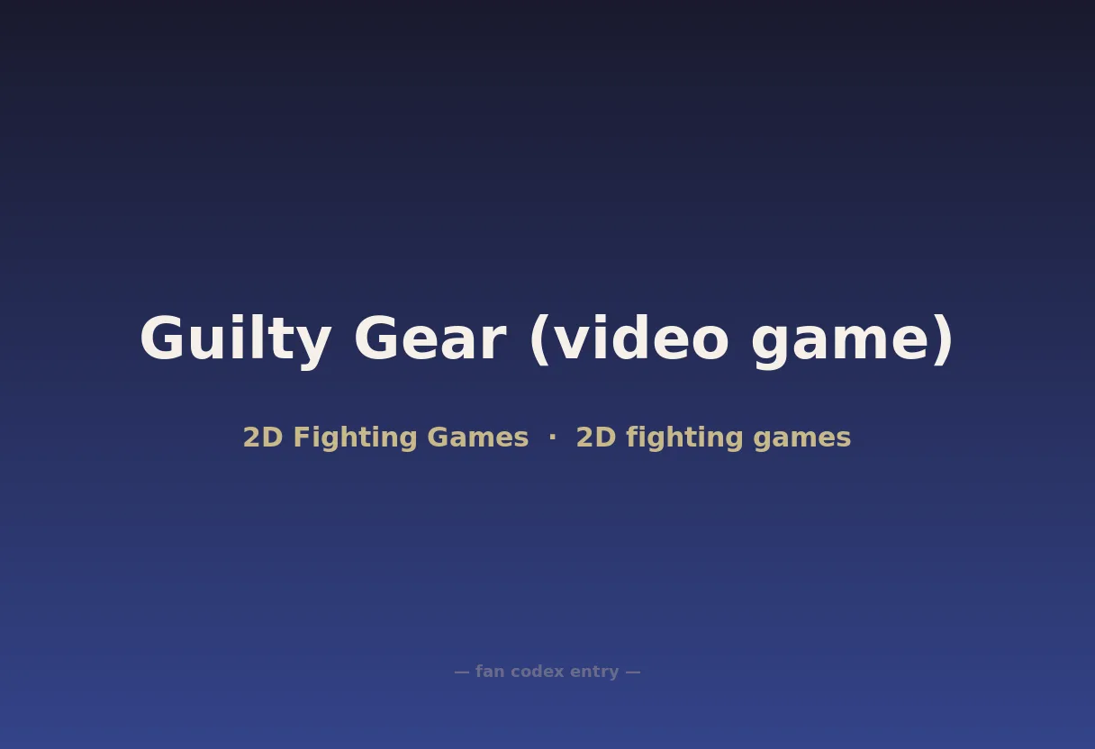 Guilty Gear (video game)