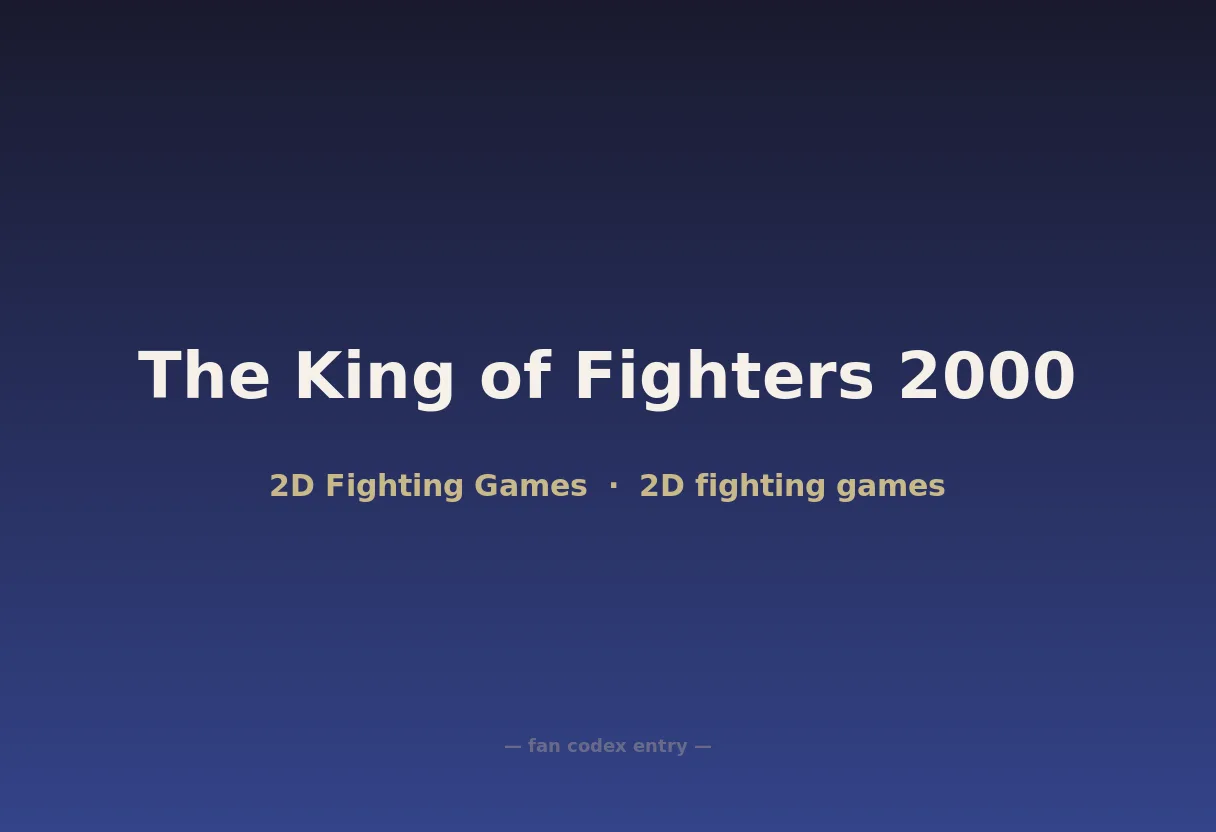 The King of Fighters 2000