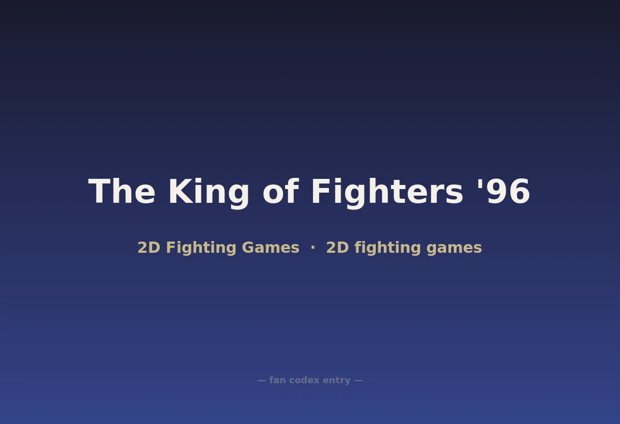 The King of Fighters '96