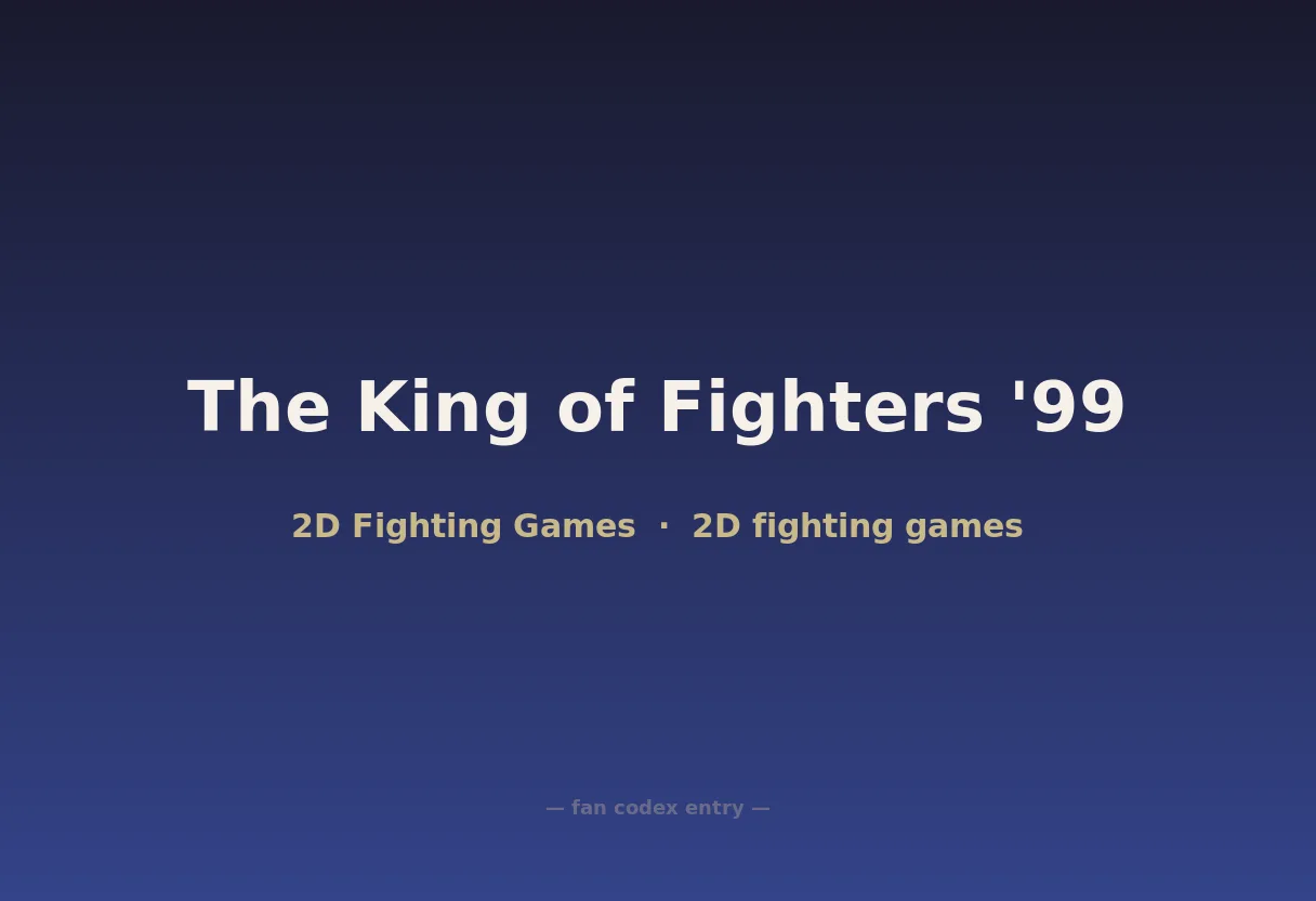 The King of Fighters '99