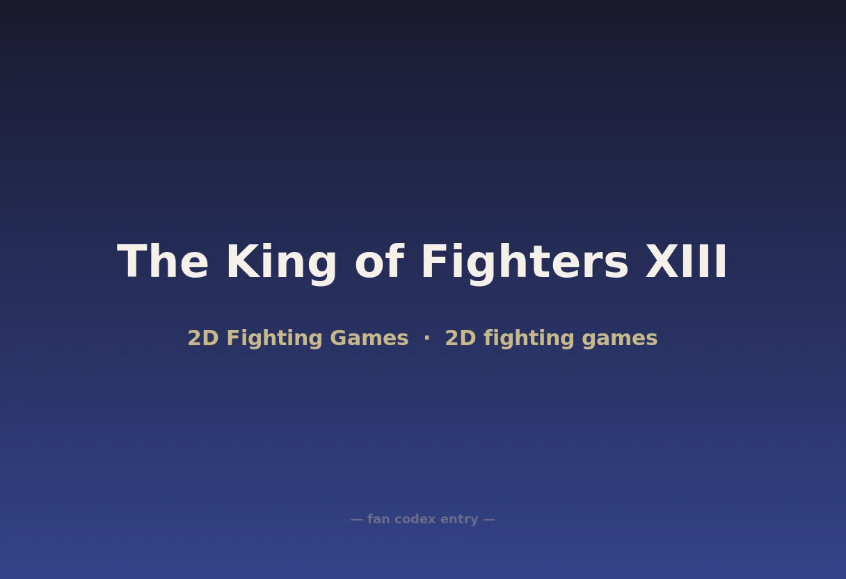 The King of Fighters XIII