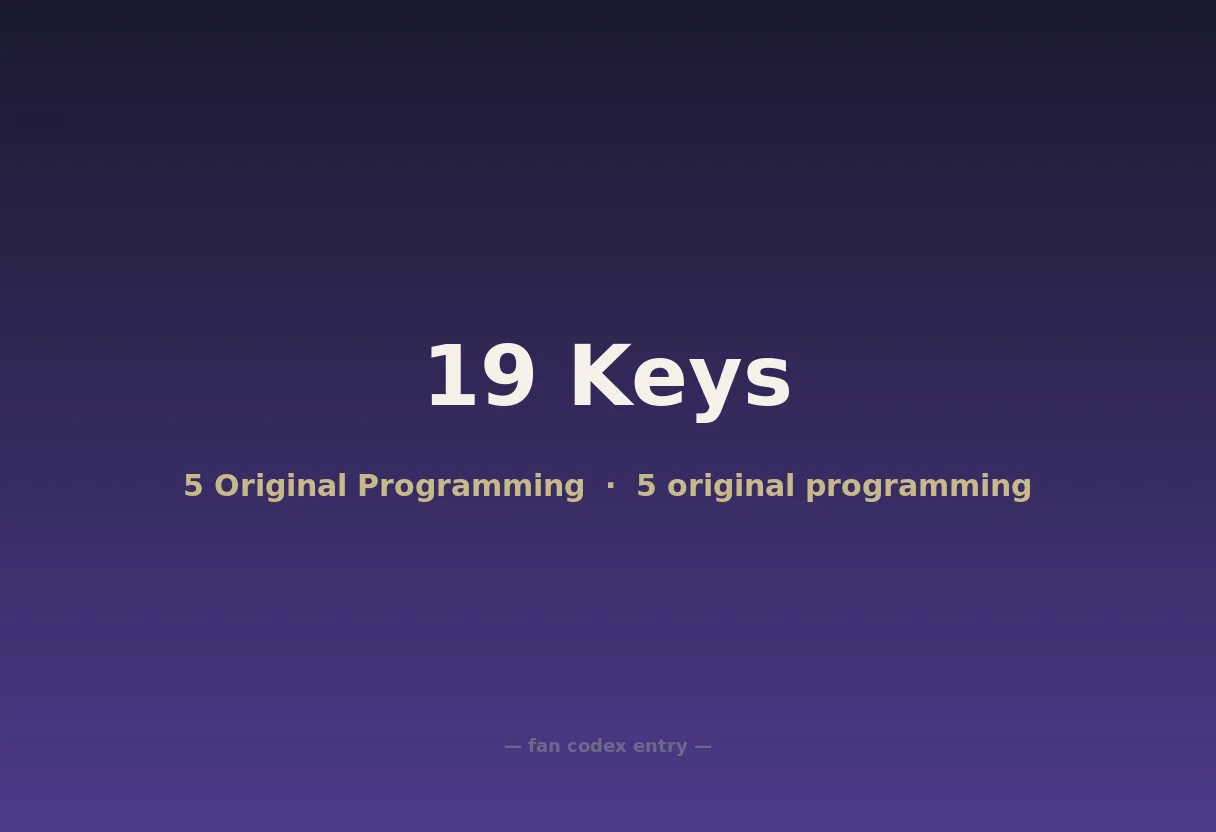 19 Keys