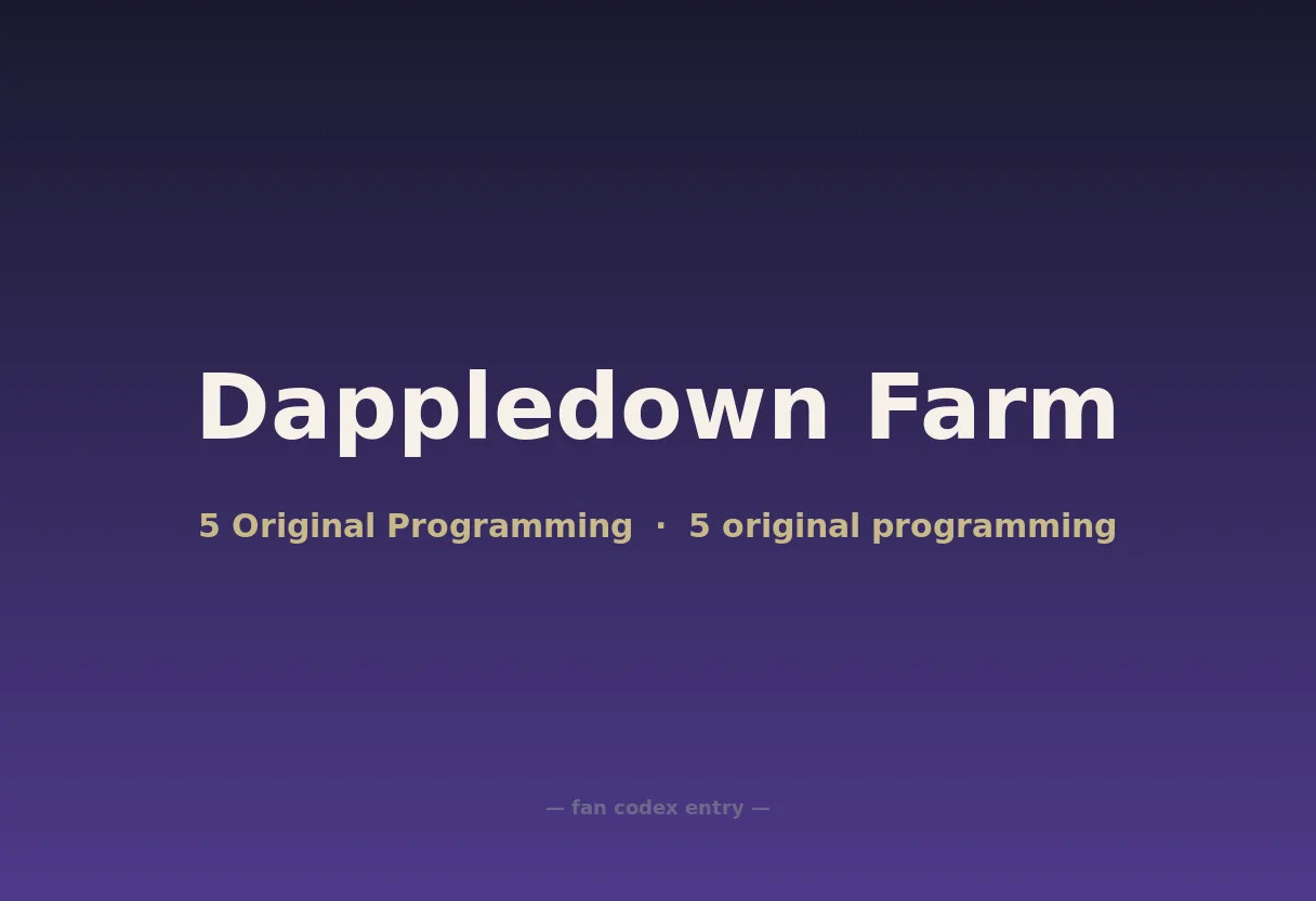 Dappledown Farm