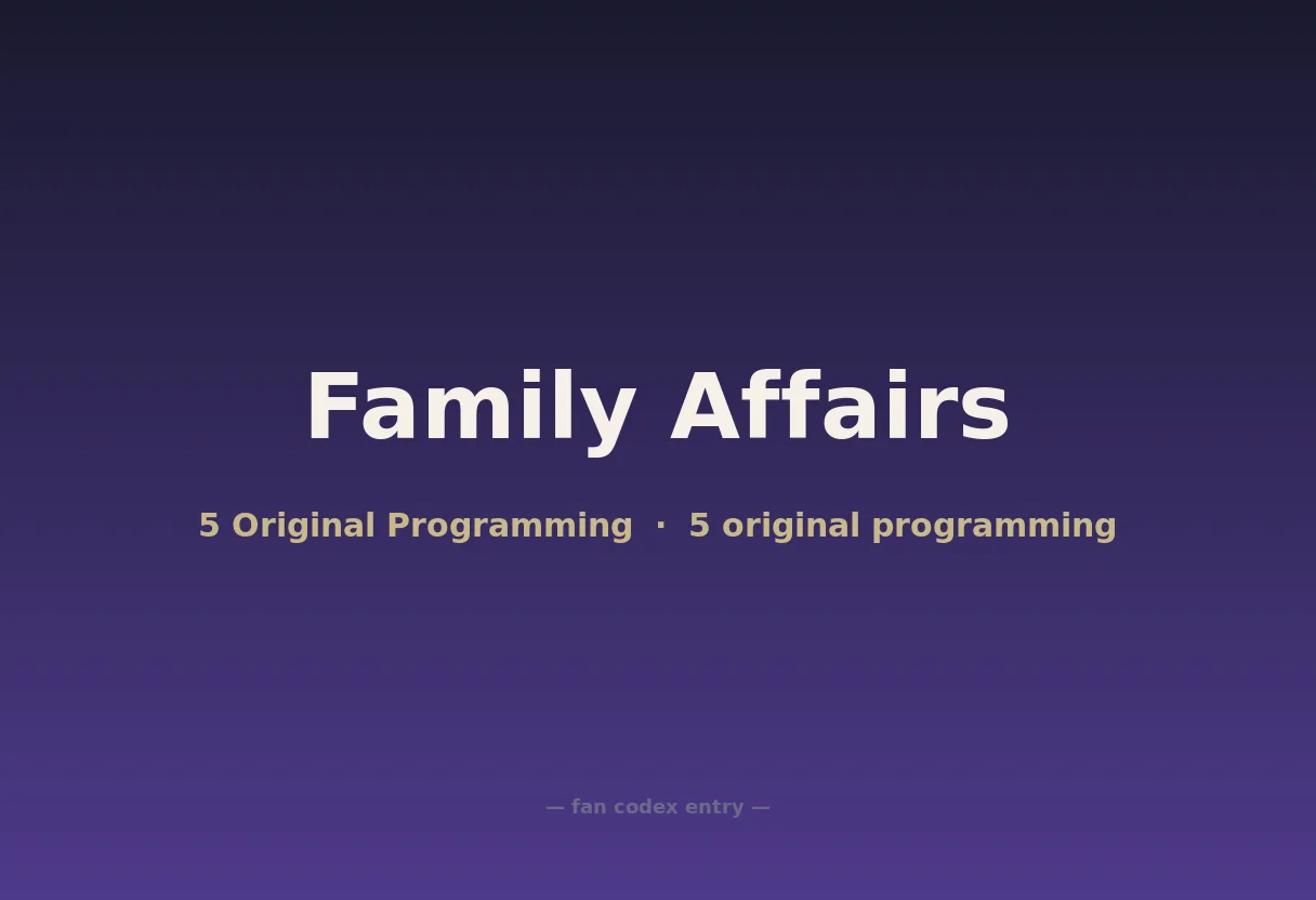 Family Affairs