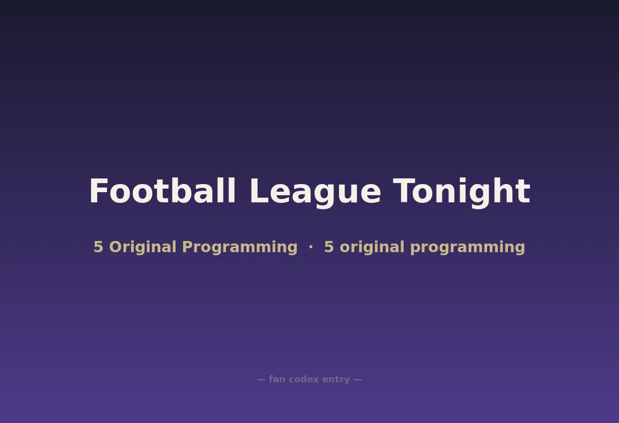 Football League Tonight