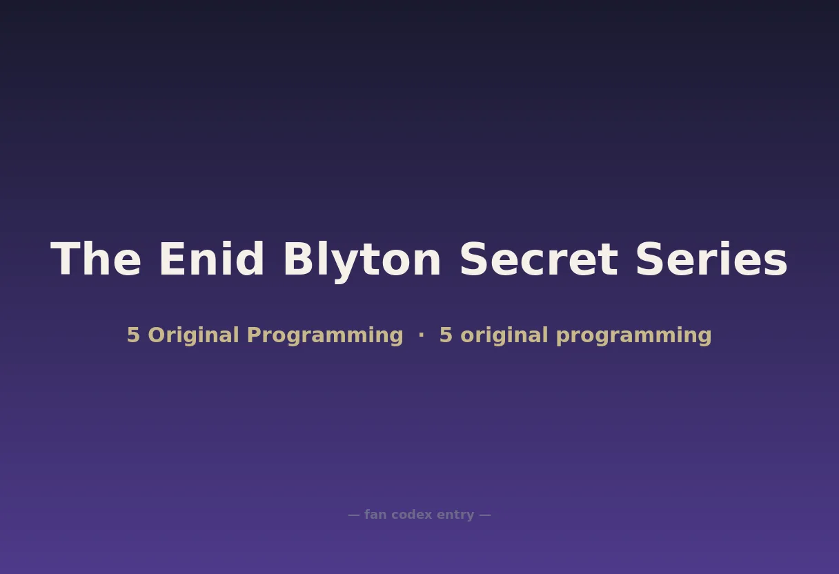 The Enid Blyton Secret Series