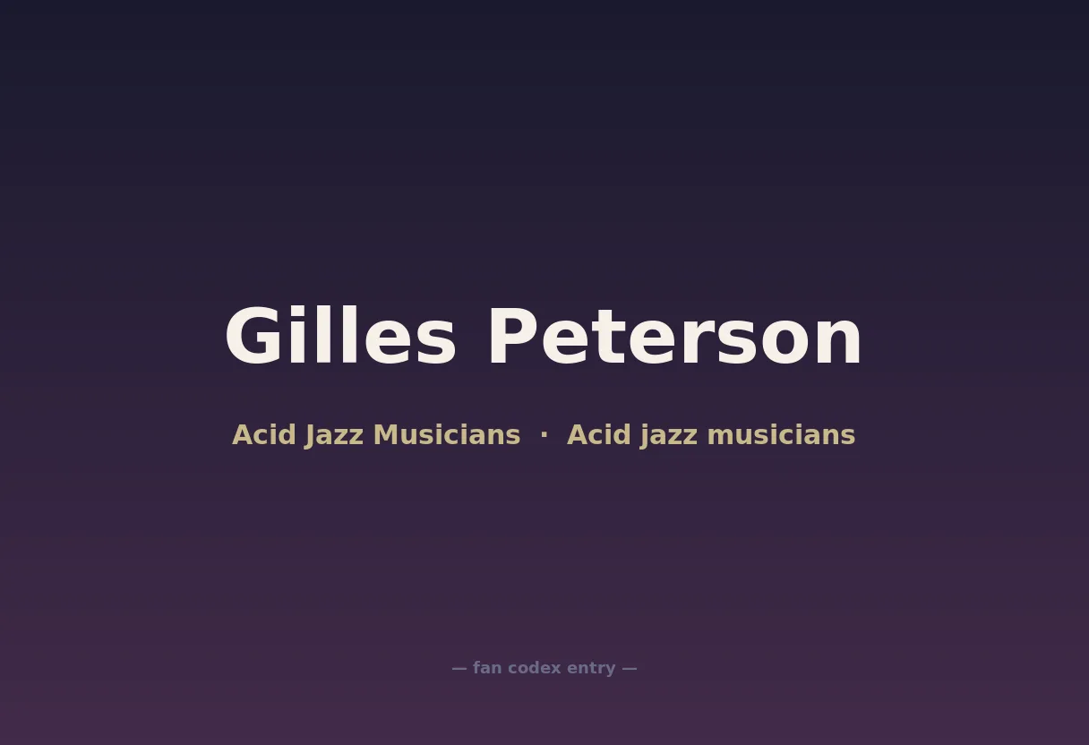 Gilles Peterson