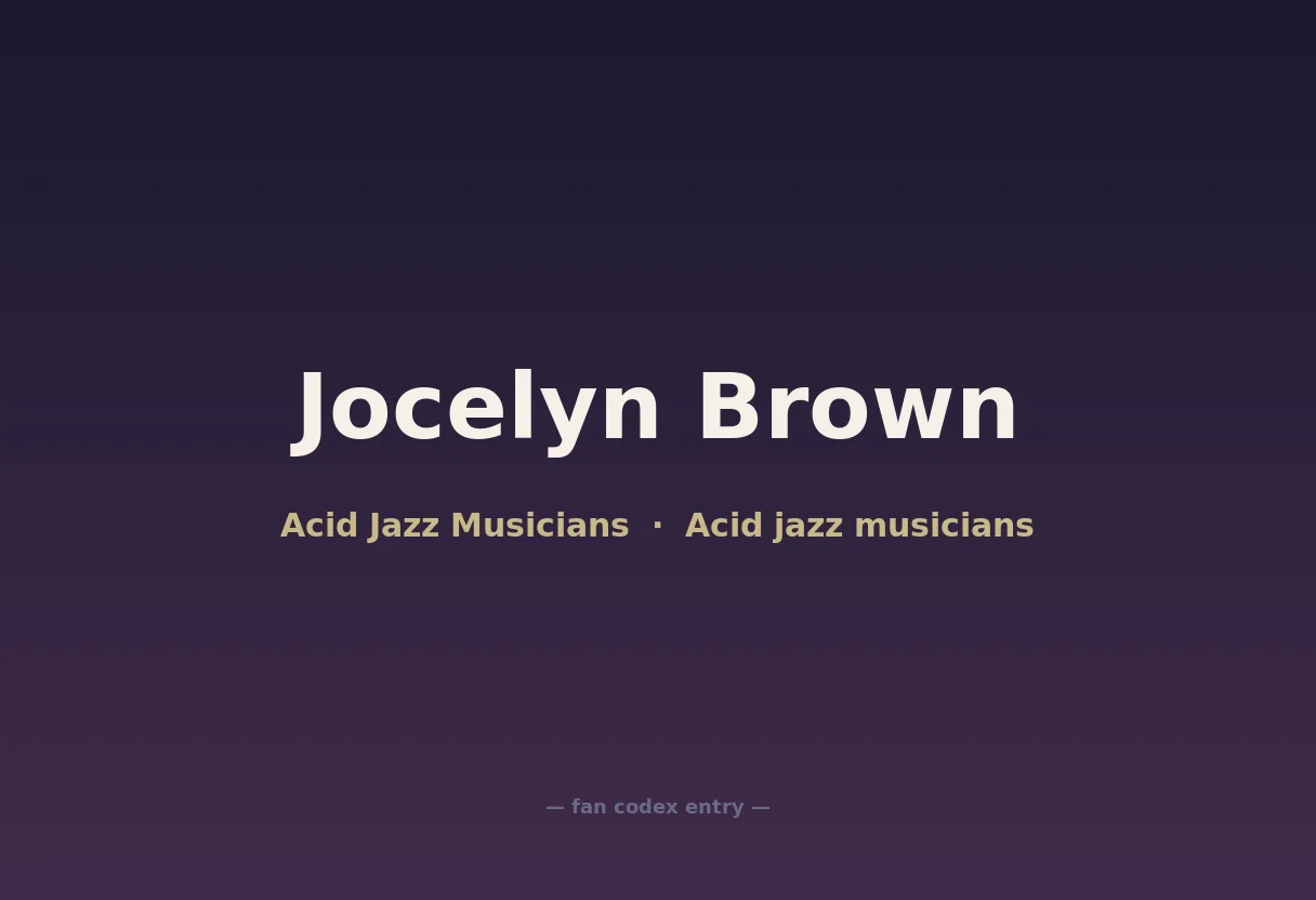 Jocelyn Brown