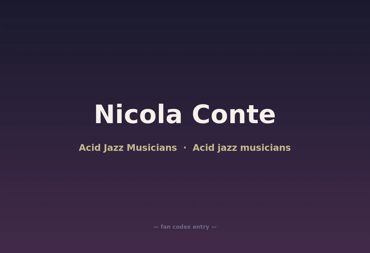 Nicola Conte