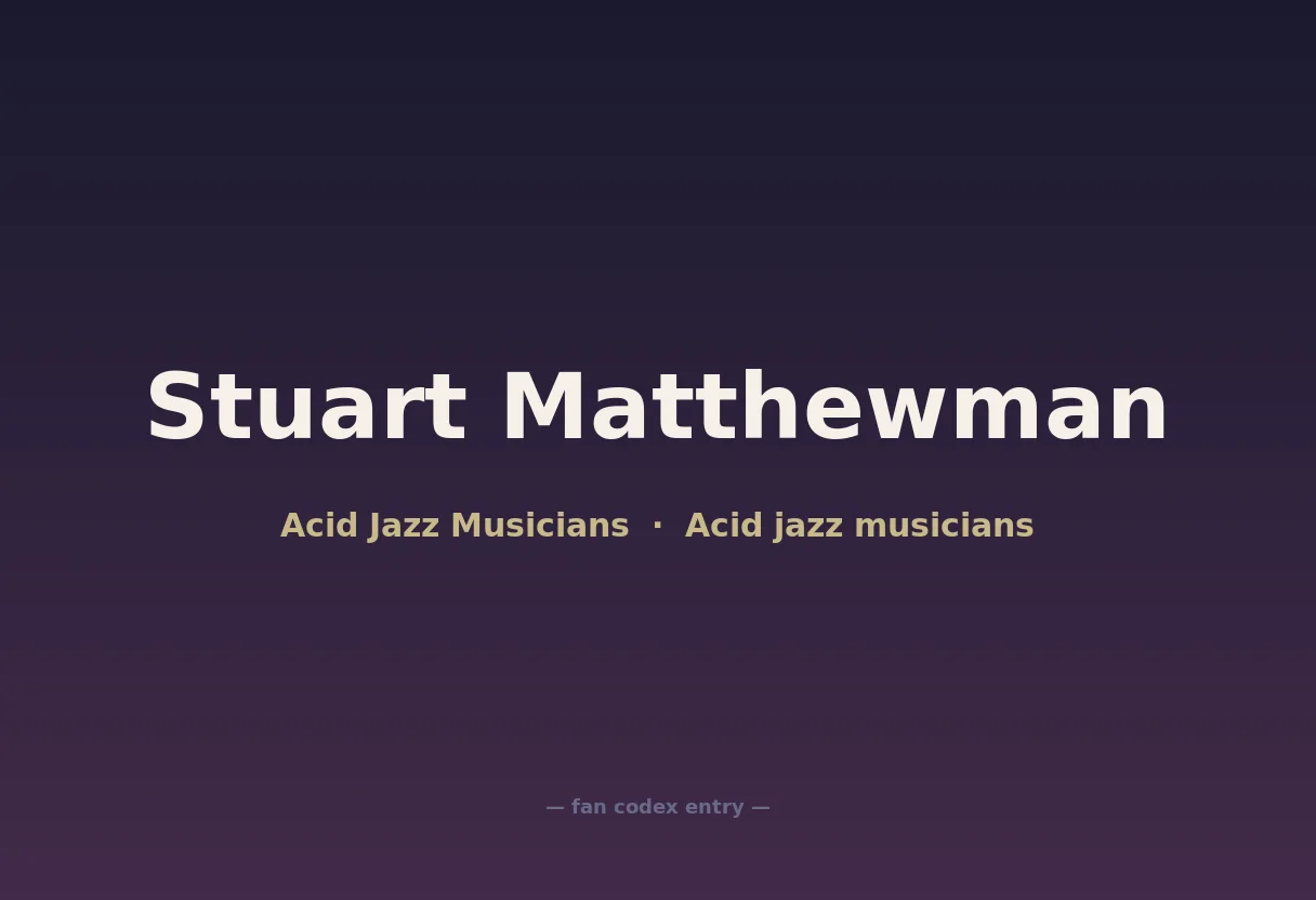 Stuart Matthewman