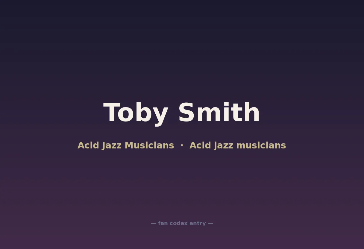 Toby Smith
