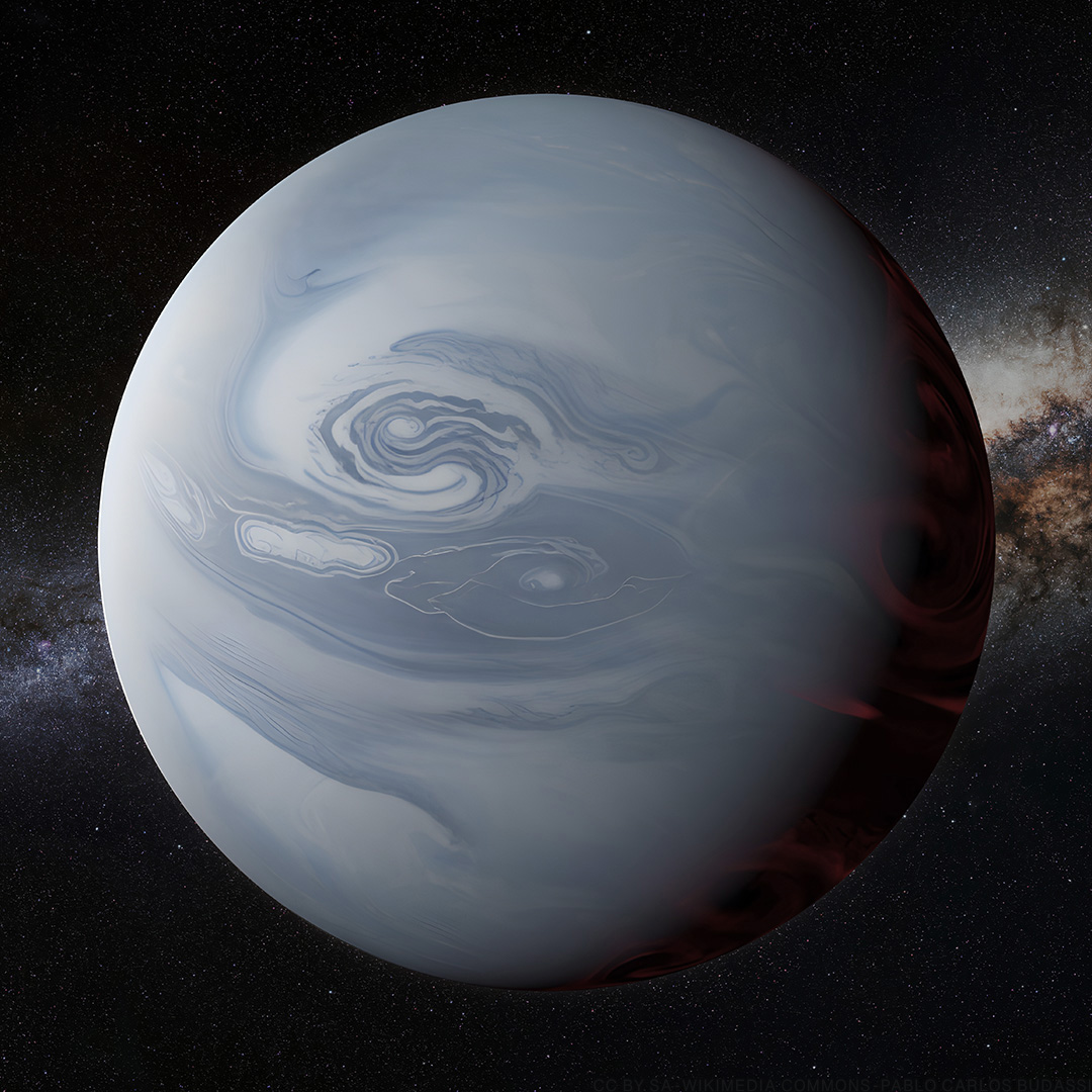 Alkali metal clouds gas giant