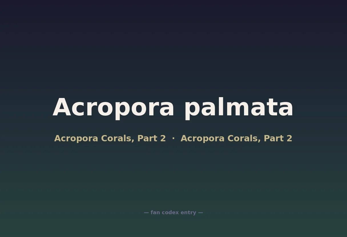 Acropora palmata