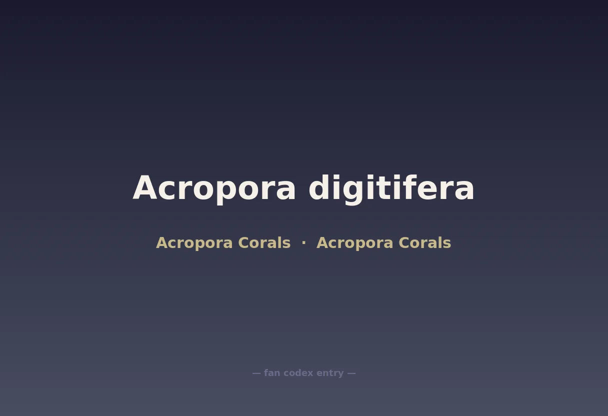 Acropora digitifera
