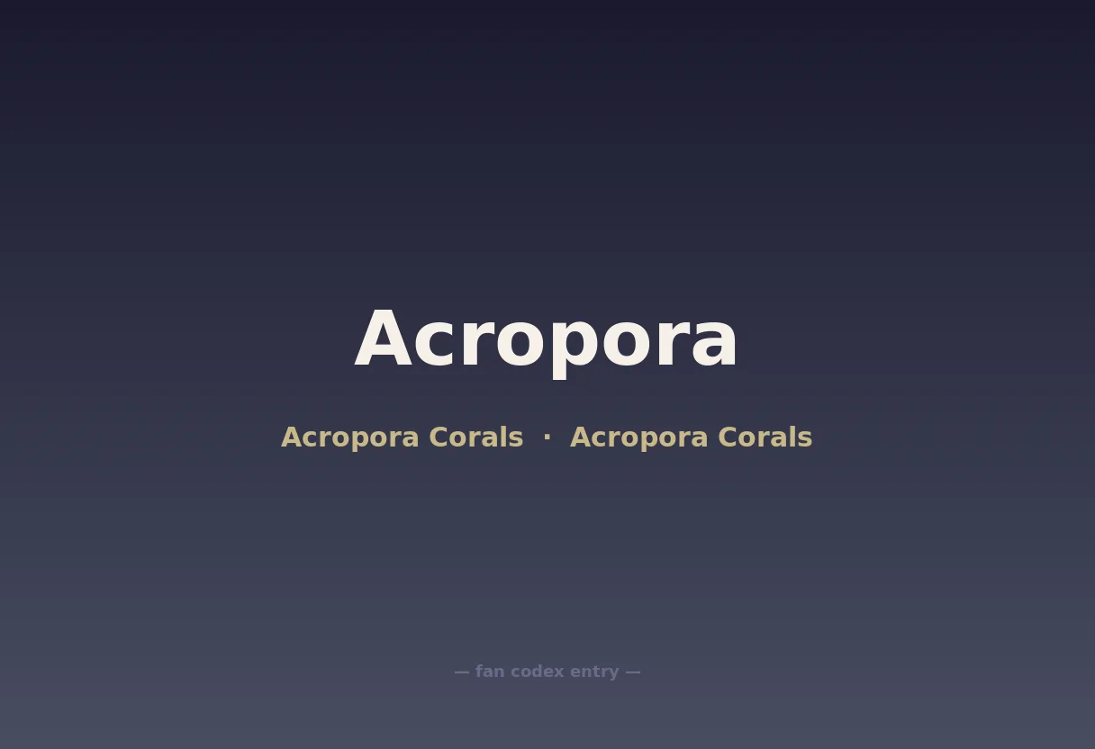 Acropora