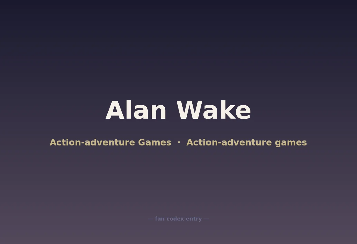 Alan Wake