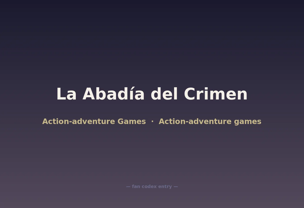 La Abadía del Crimen