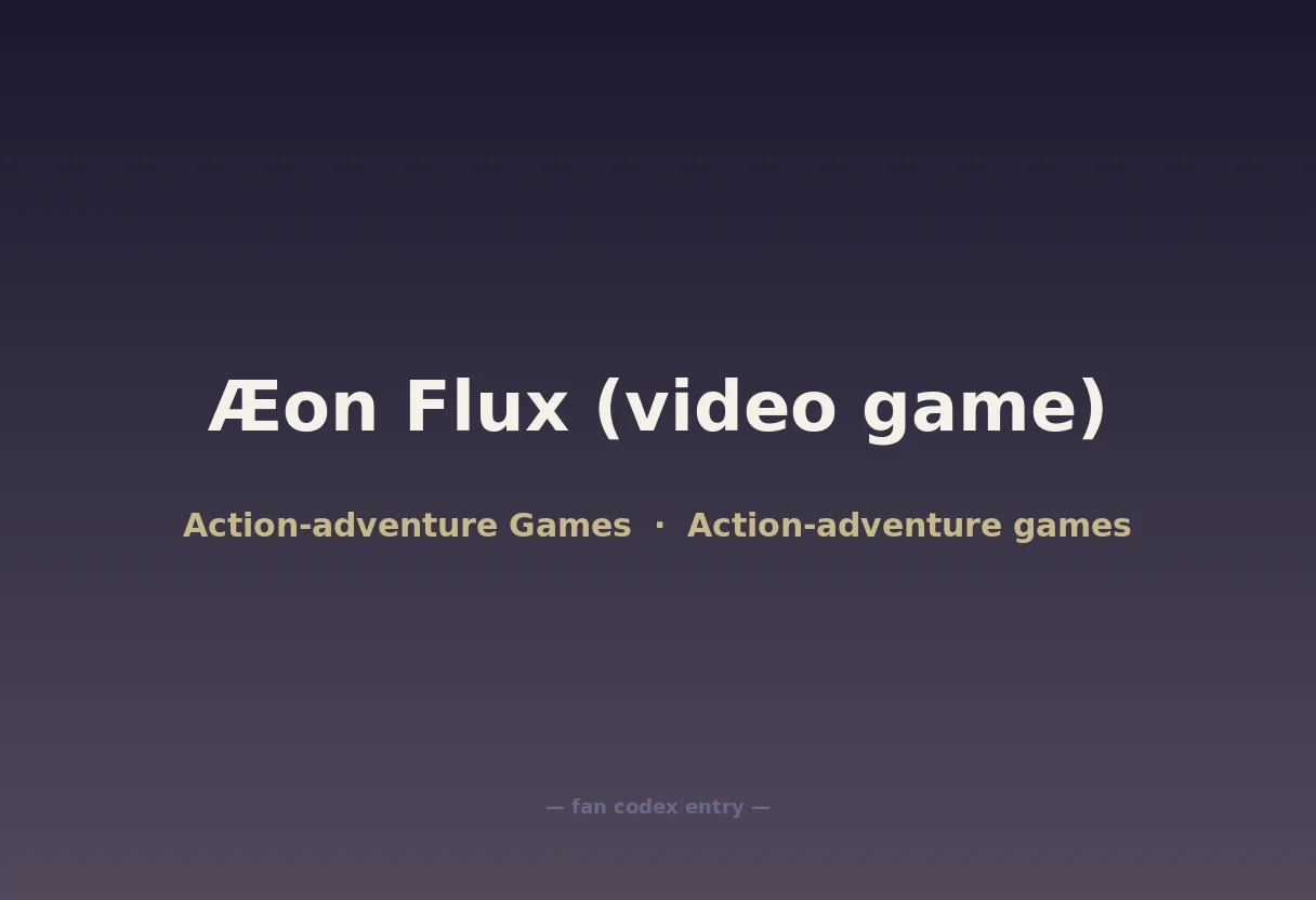Æon Flux (video game)