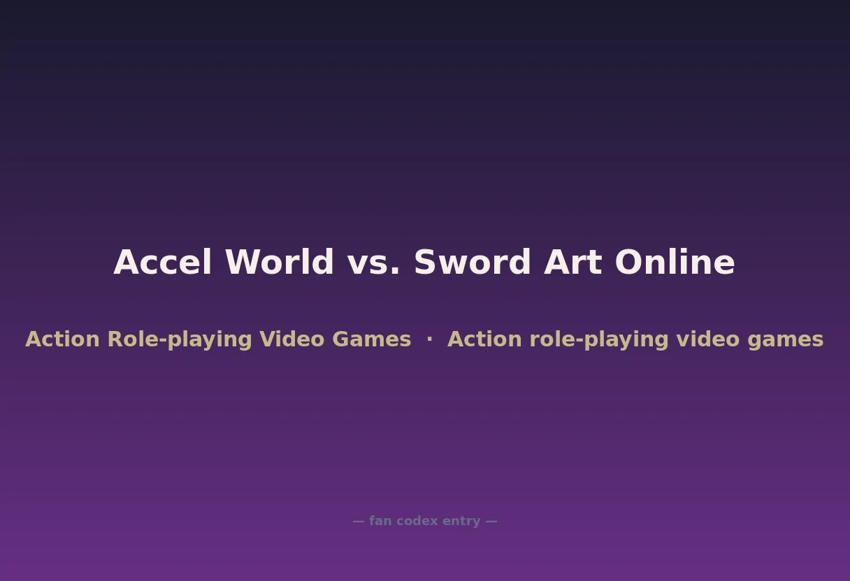 Accel World vs. Sword Art Online