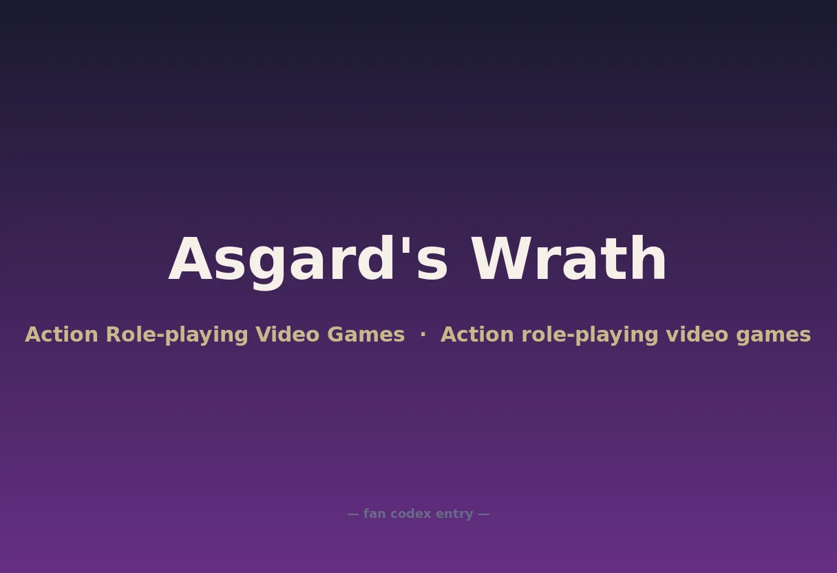 Asgard's Wrath