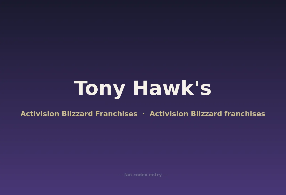 Tony Hawk's