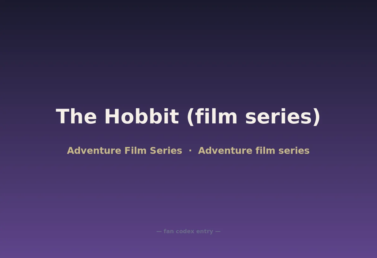 The Hobbit (film series)