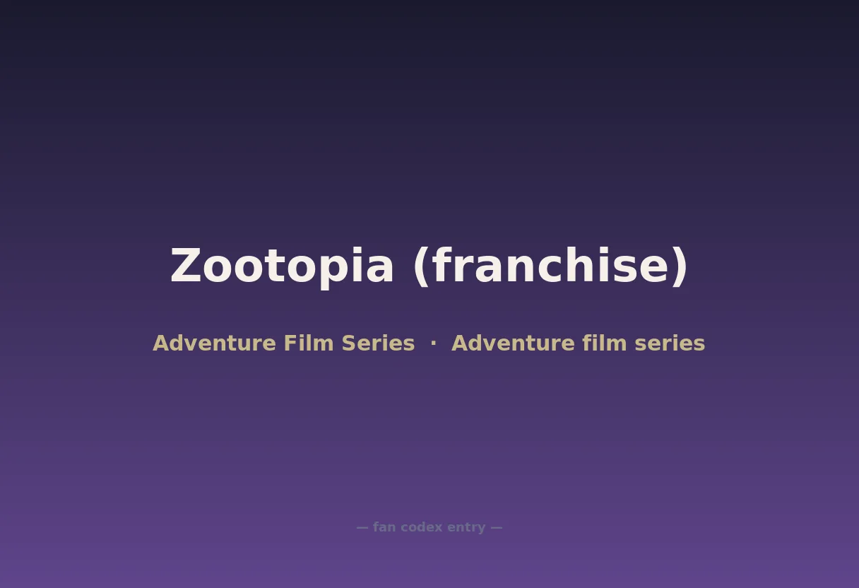 Zootopia (franchise)