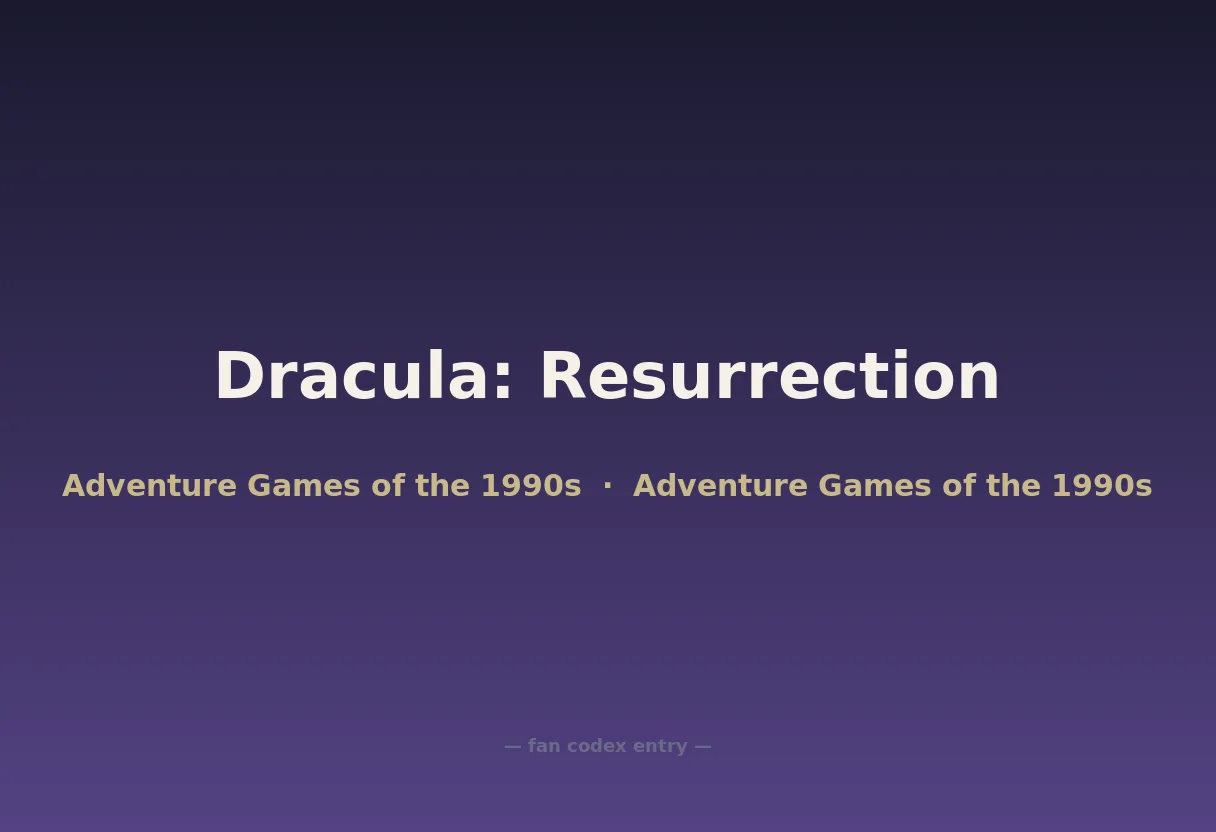 Dracula: Resurrection