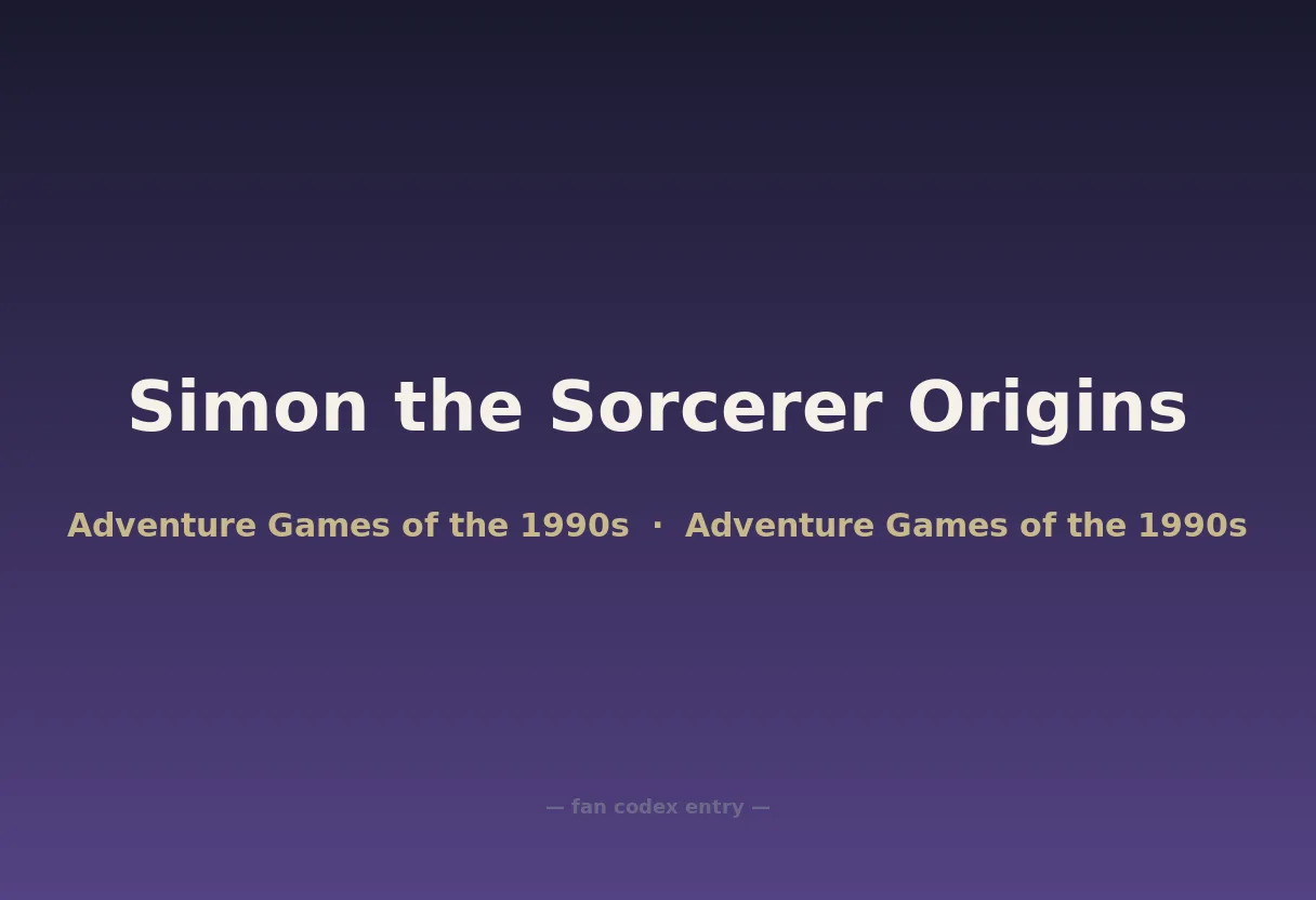 Simon the Sorcerer Origins