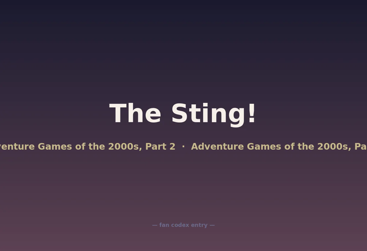 The Sting!