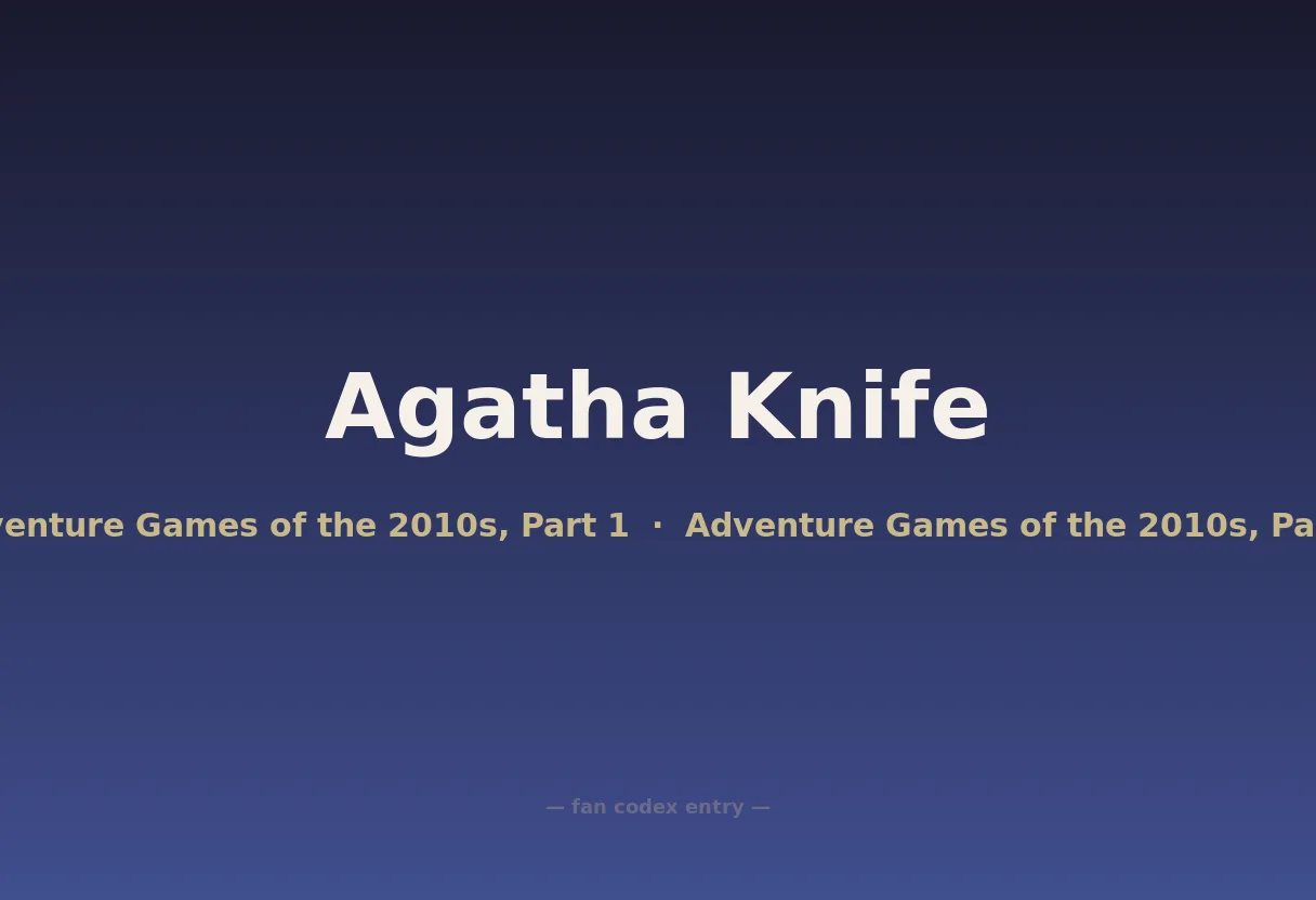 Agatha Knife