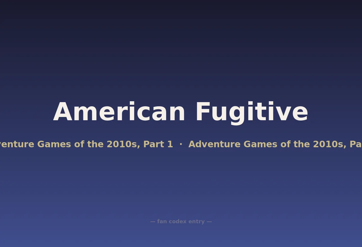 American Fugitive