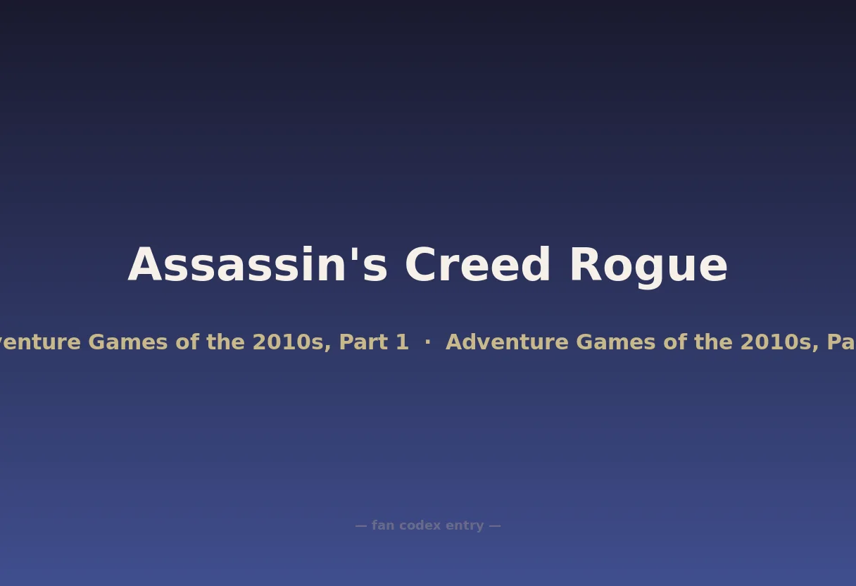 Assassin's Creed Rogue