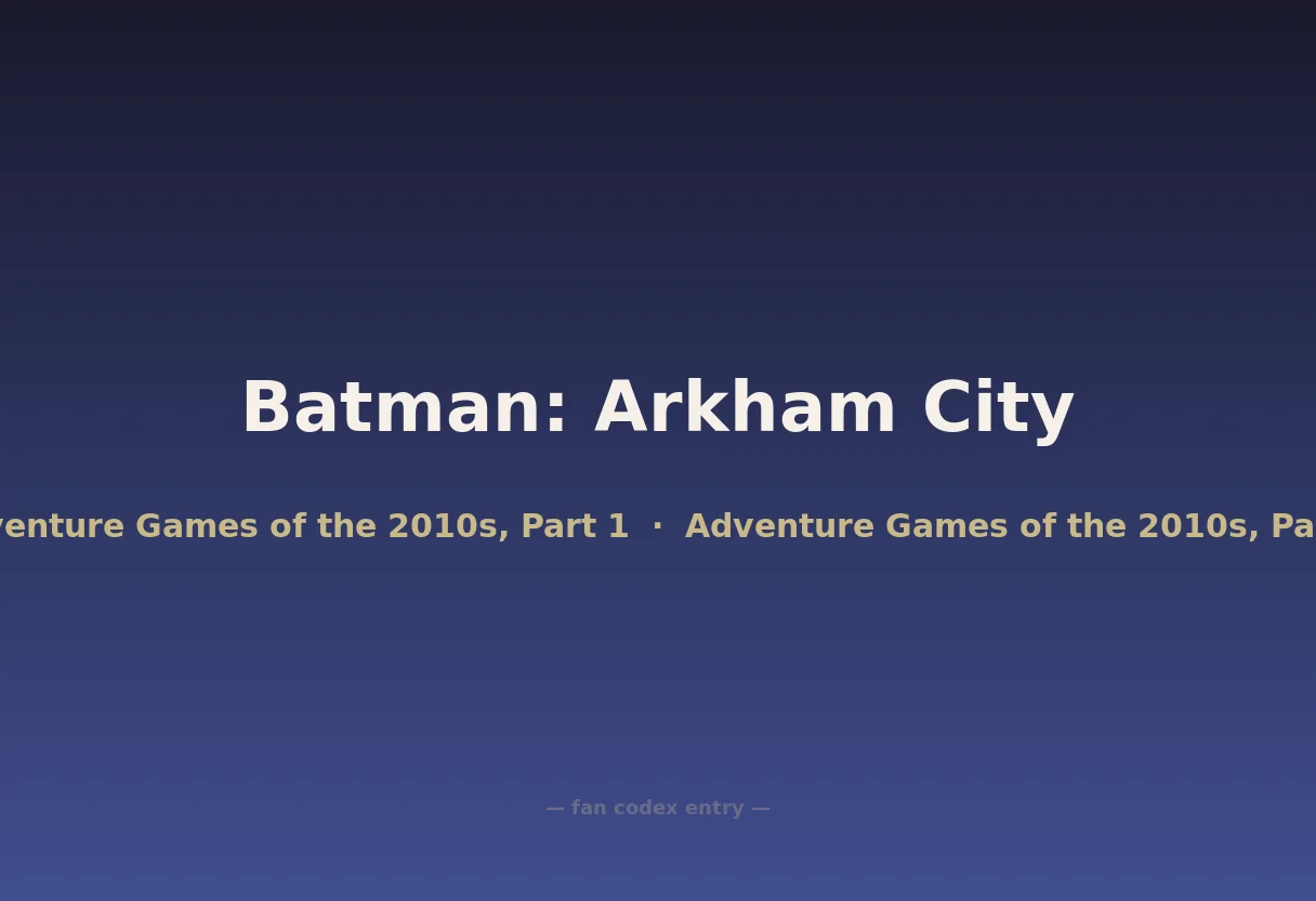 Batman: Arkham City