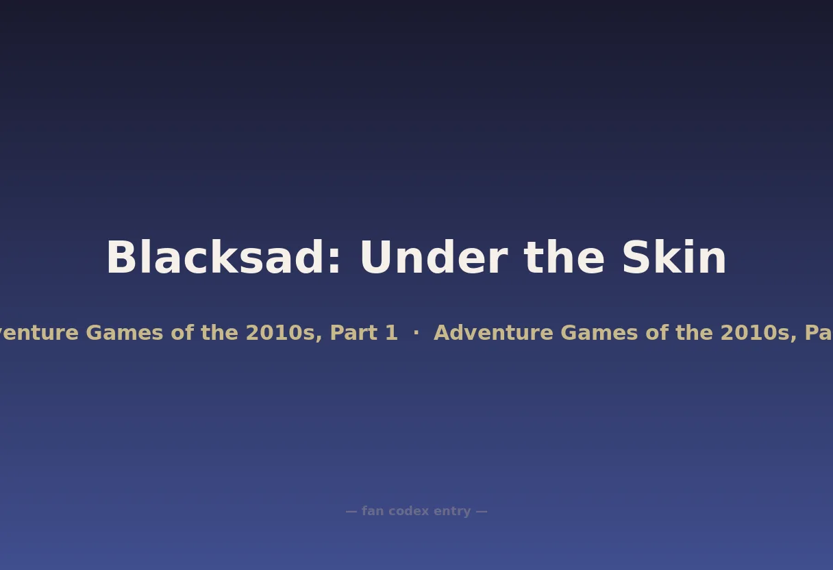 Blacksad: Under the Skin