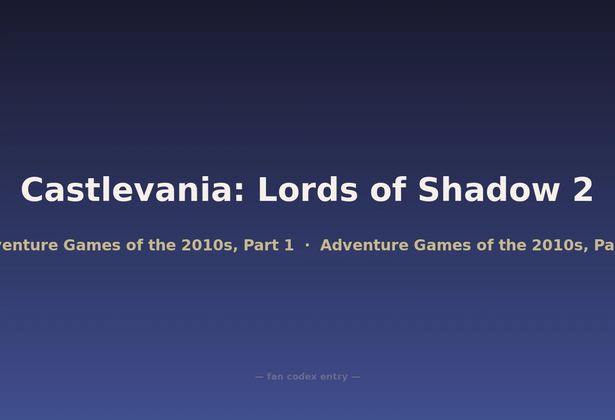 Castlevania: Lords of Shadow 2