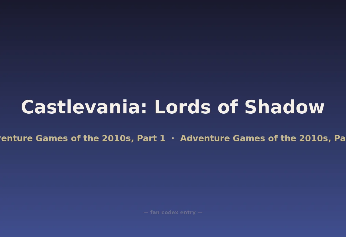 Castlevania: Lords of Shadow
