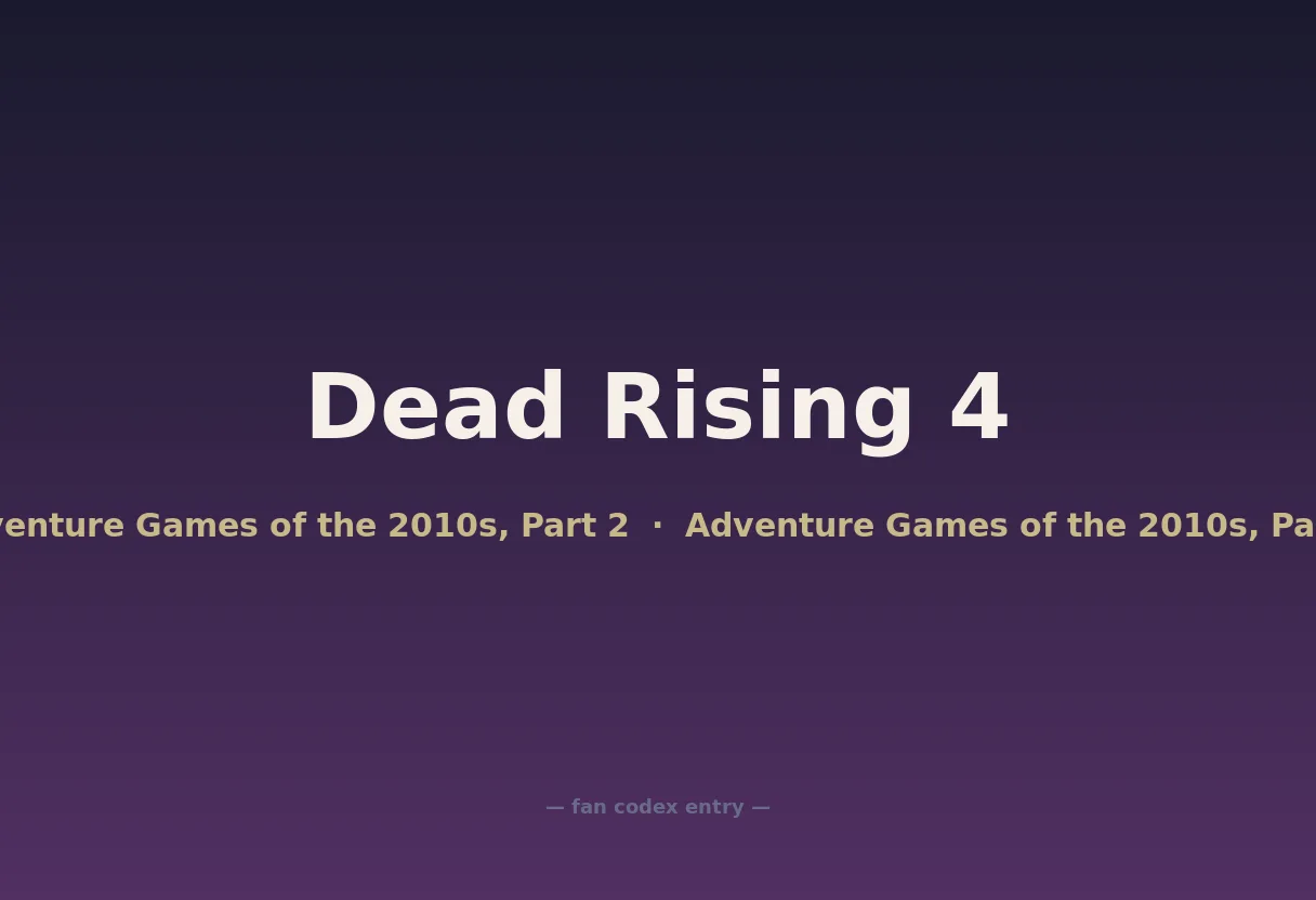 Dead Rising 4