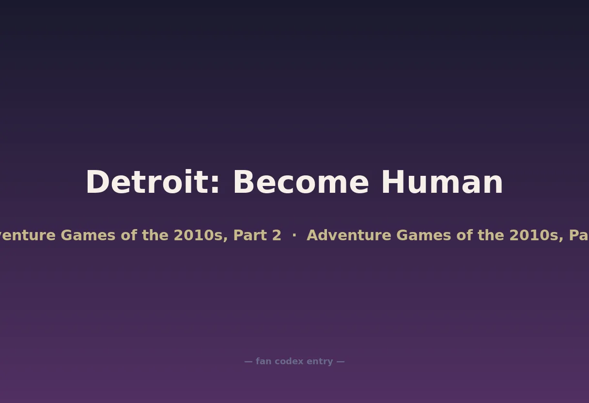 Detroit: Become Human