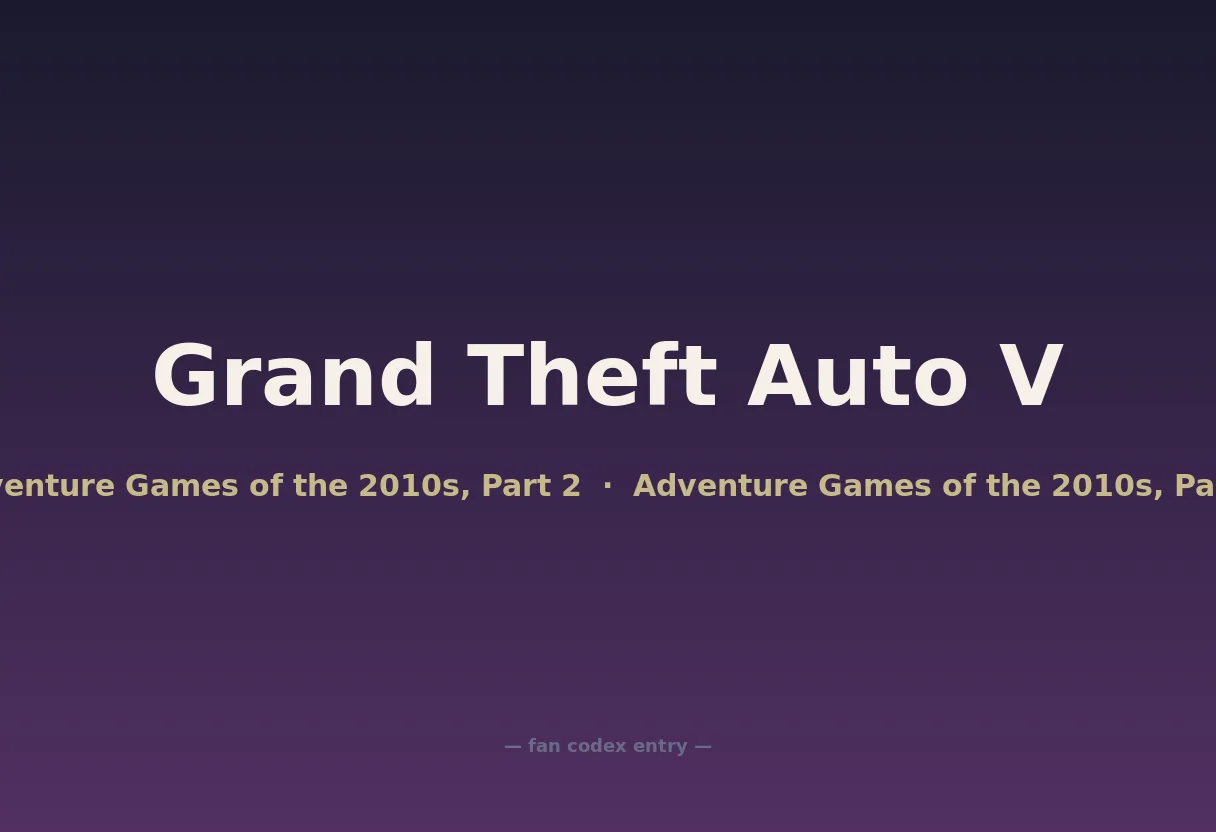 Grand Theft Auto V