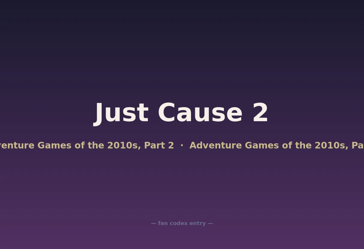 Just Cause 2