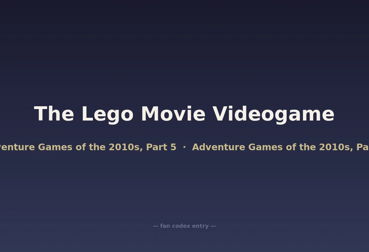 The Lego Movie Videogame