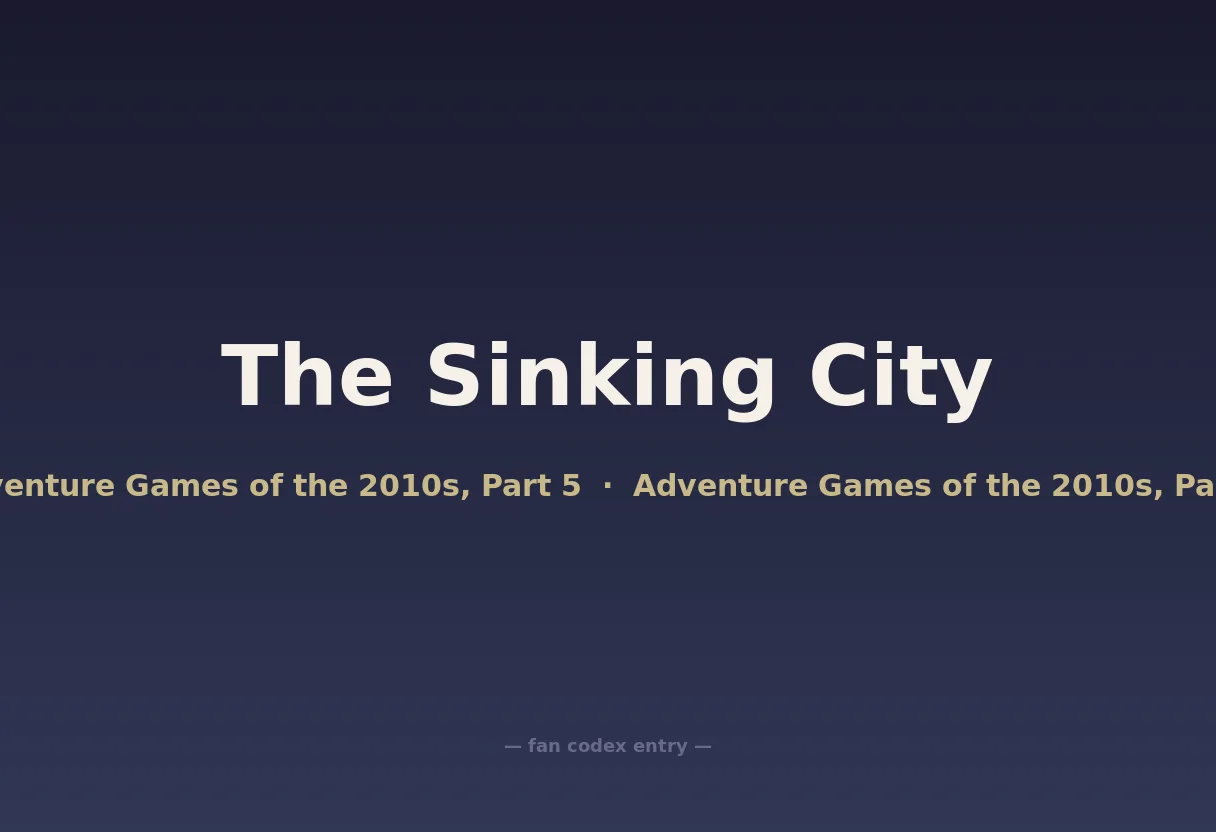 The Sinking City