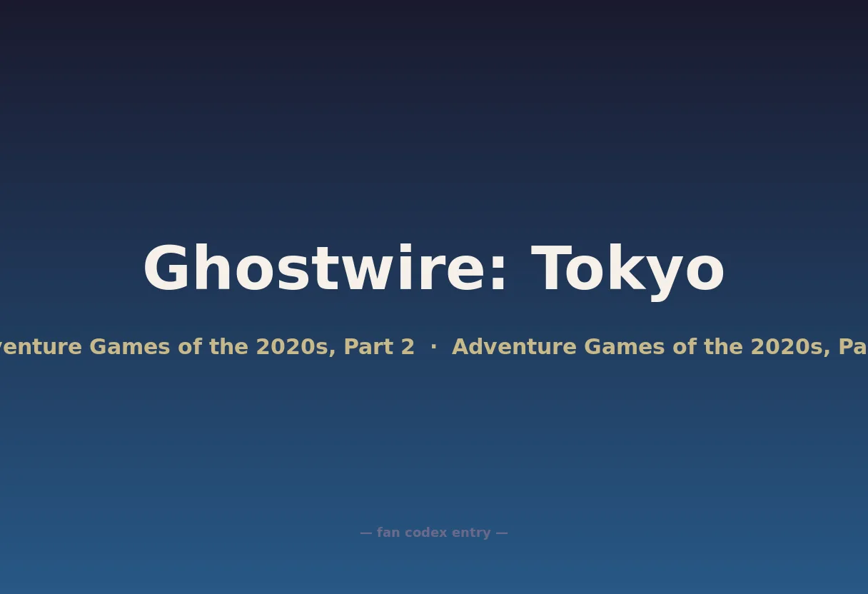 Ghostwire: Tokyo