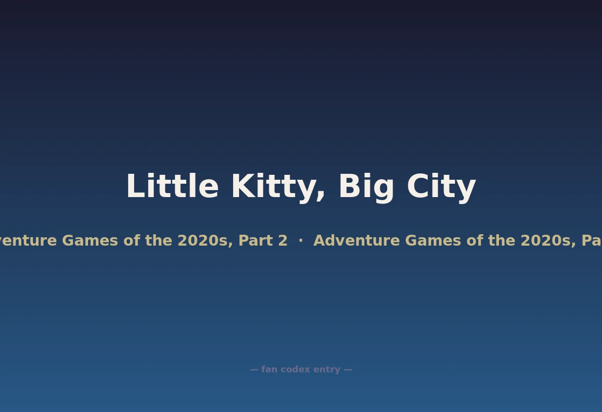 Little Kitty, Big City