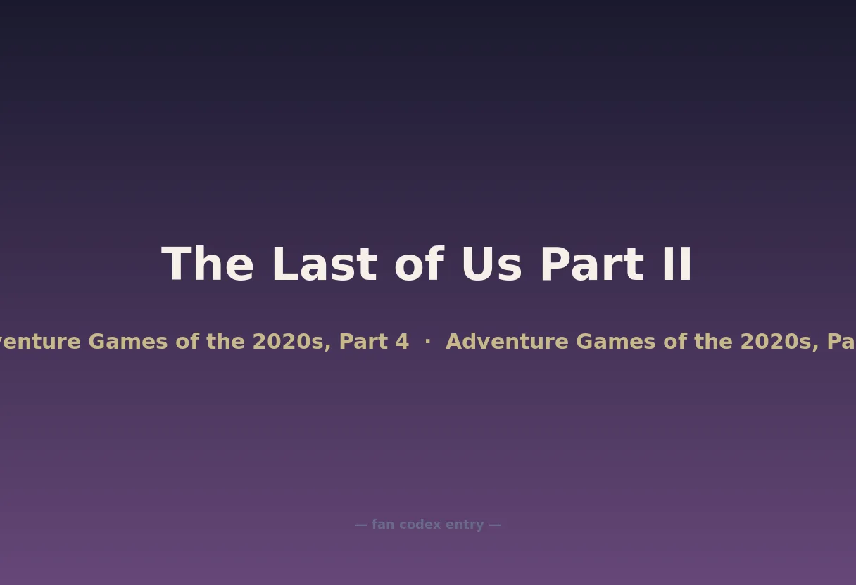 The Last of Us Part II